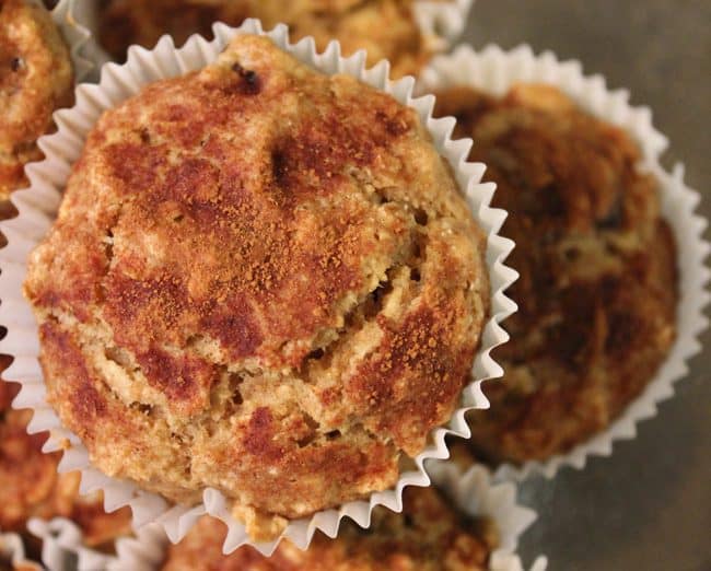 gluten free oatmeal muffins with applesauce