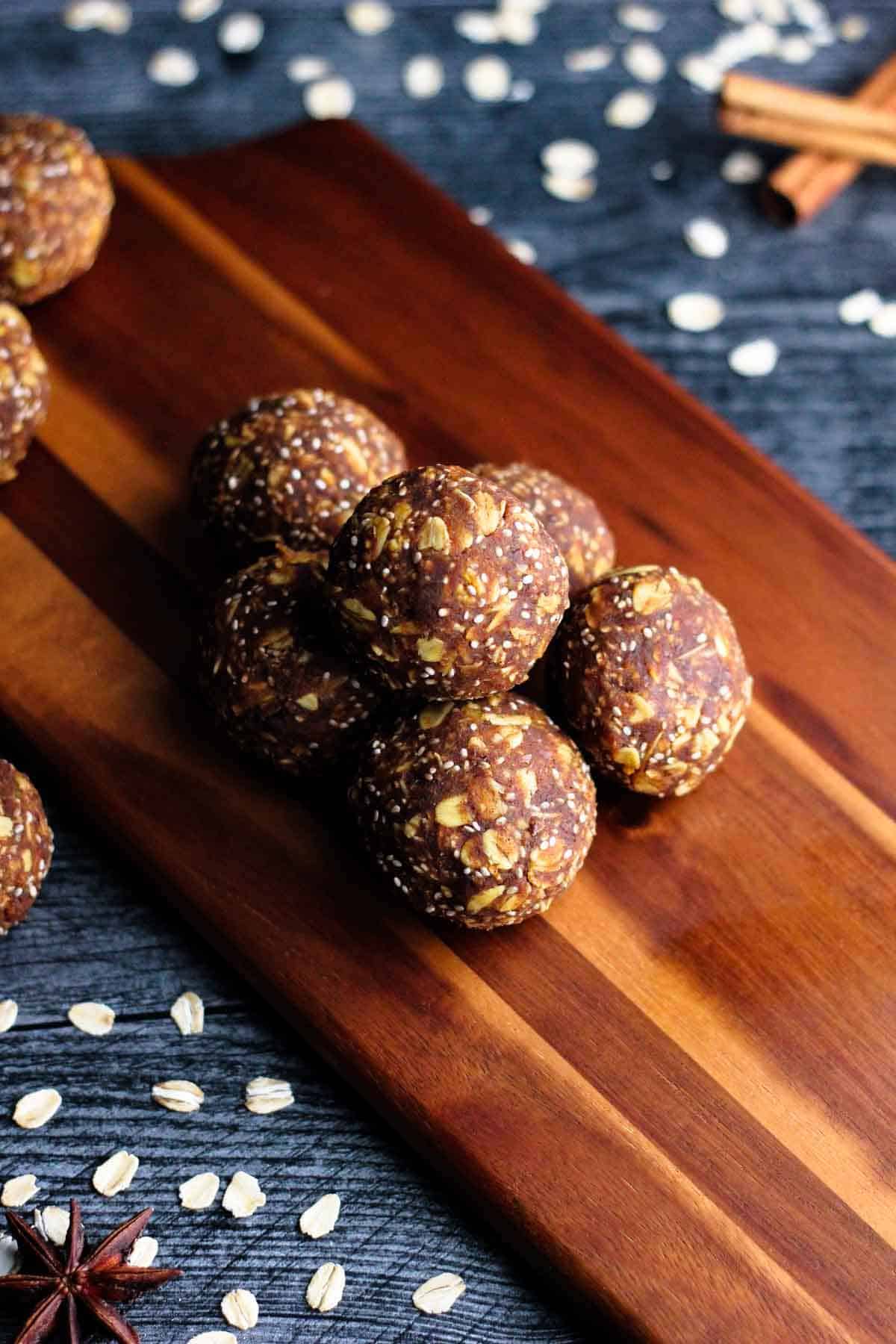 gluten free pumpkin energy bites